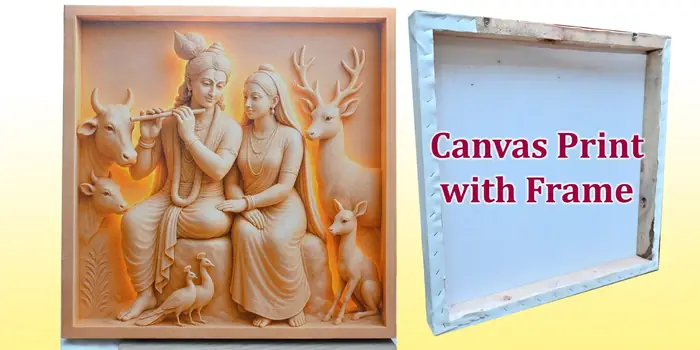 Framed canvas wall art